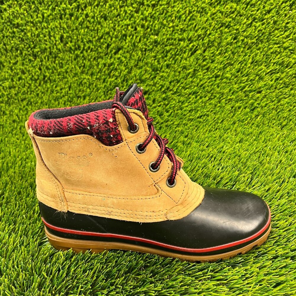 Bass Matterhorn Womens Size 7M Brown Hiking‎ Outdoor Leather Lace Up Duck Boots